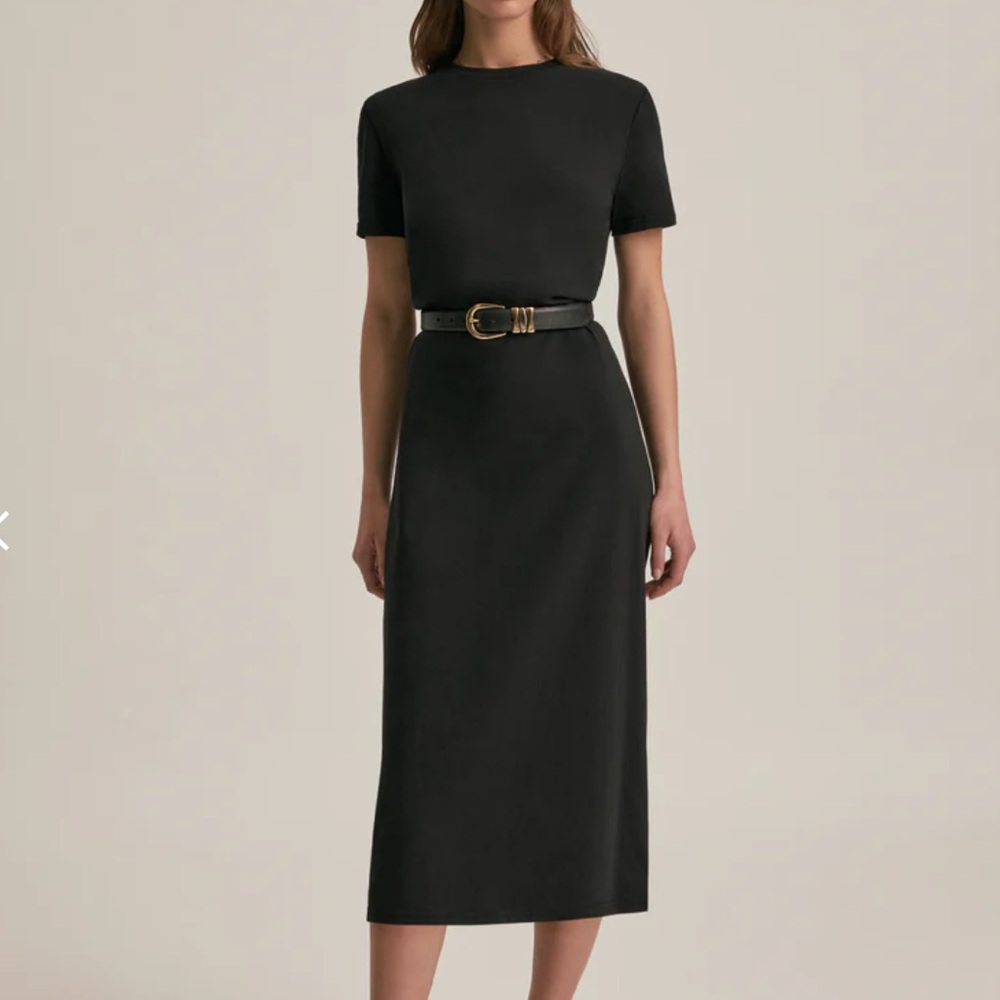 FAVORITE DAUGHTER Favorite Tee Dress in Black
